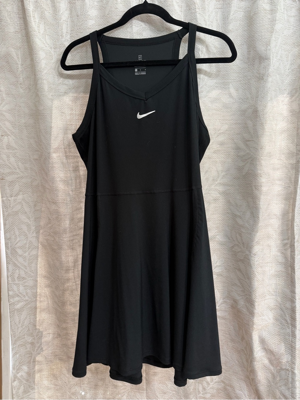 Nike Black Sporty Dress with White Swoosh